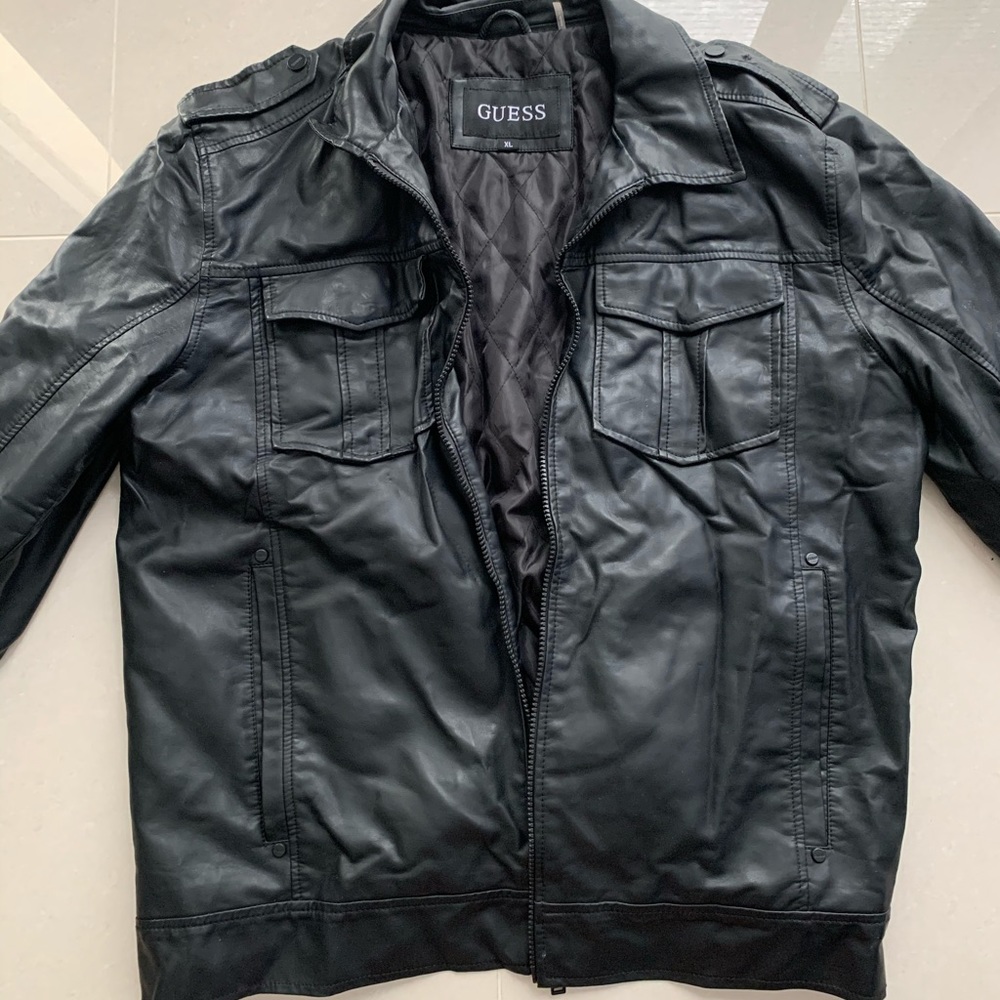 Men’s Guess Leather Jacket